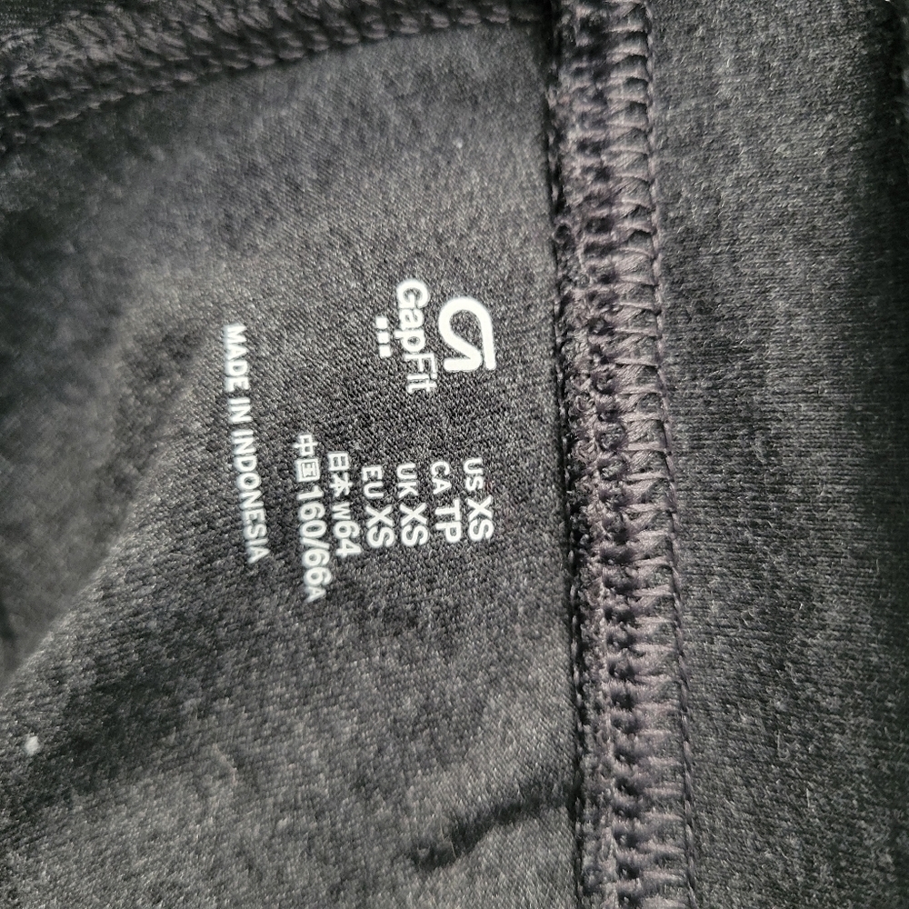 Gap Gapfit Charcoal Gray Cropped Athletic Leggings - Picture 7 of 8